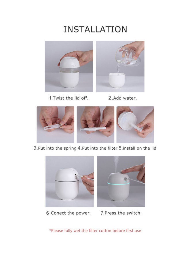 NIBEMINENT Mist Humidifier Diffuser Green - Image 4