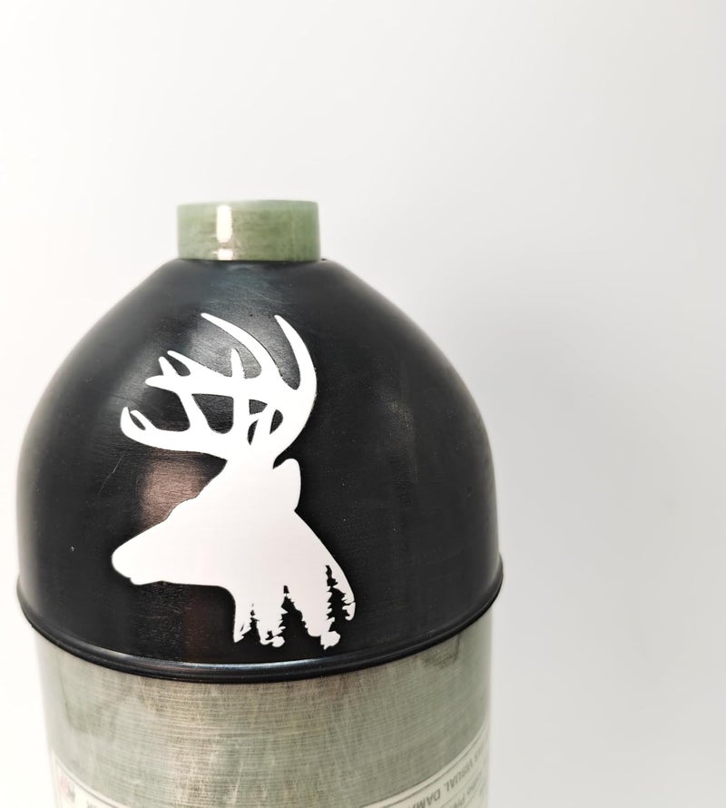 Acecare Store Rubber Cover Protector Carbon Fiber Tank PCP Cylinder Outdoor Sports Paintball - Image 3