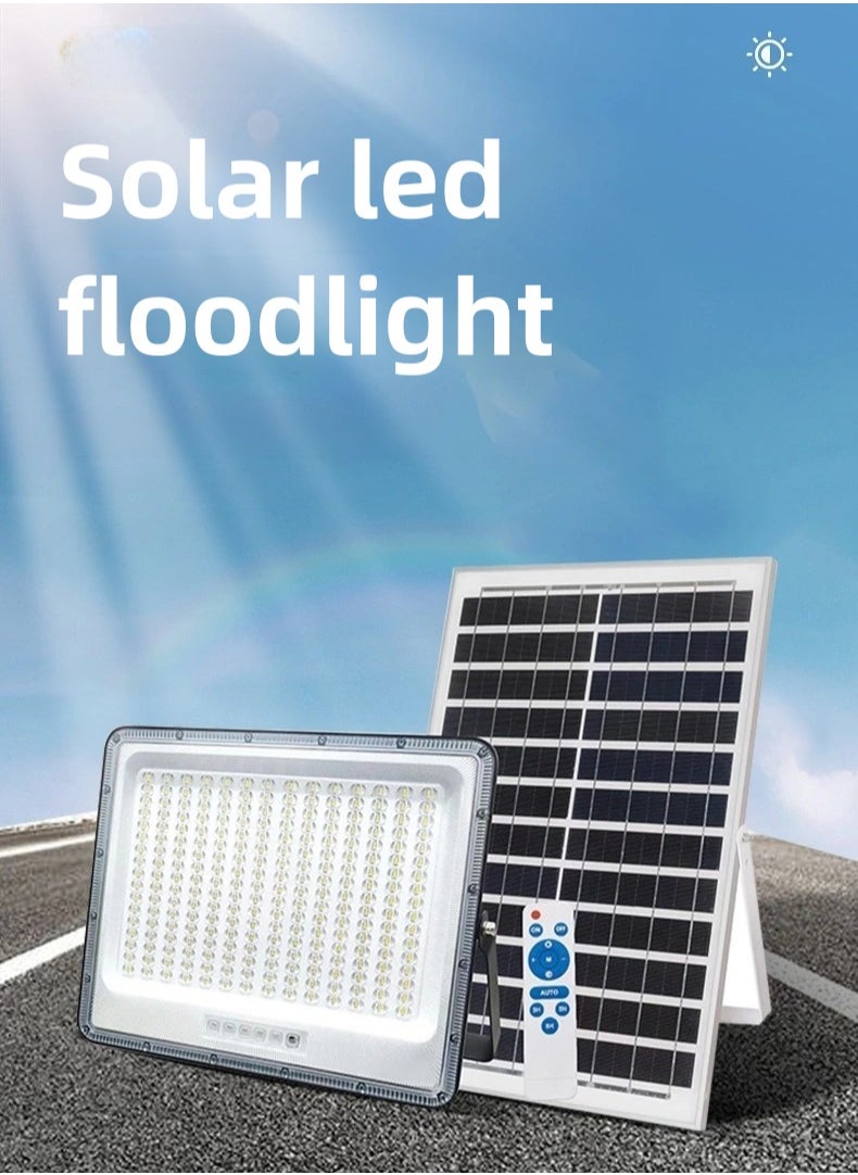 Sunbmebge Outdoor Solar Lights,120 High Brightness LEDs 15000LM Solar Motion Sensor Flood Light with Remote Control, Dusk to Dawn LED Solar Security Wall Light with 16.5ft Cable IP65 Waterproof for Outdoor,Garage,Deck,Patio,etc.  - Image 1