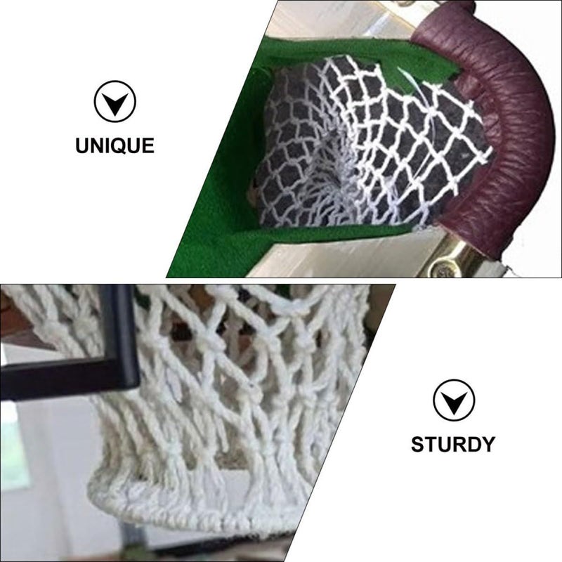 Nylon Pool Table Net Pocket Black 8 Hole Replacement Snooker Basket Holder - Image 4