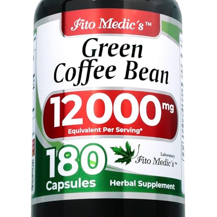 FITO MEDIC'S مستخلص حبوب القهوة الخضراء من فيتو ميديك | كبسولات | 180 كبسولة | امتصاص فائق العلو. - Image 1
