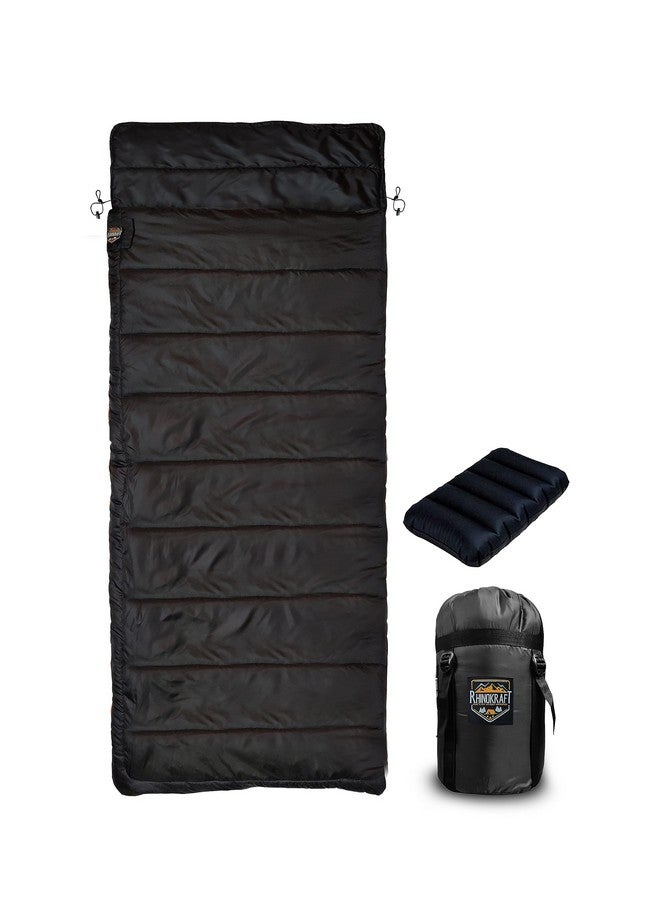 RhinoKraft Camping Sleeping Bag - 3 Season Warm & Cool Weather - Summer, Spring, Winter, Lightweight, for Adults & Kids - Camping Gear Equipment, Traveling and Outdoors - Image 1