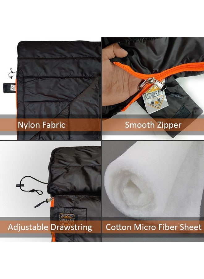 RhinoKraft Camping Sleeping Bag - 3 Season Warm & Cool Weather - Summer, Spring, Winter, Lightweight, for Adults & Kids - Camping Gear Equipment, Traveling and Outdoors - Image 3