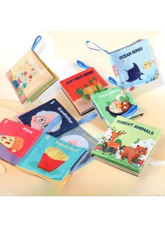 Generic 4-Page 8-side Theme Baby Cloth Book For Babies Aged 0-3-Color:4 Pages, 8 Sides, Transportation Cloth Book 16g  - Image 5