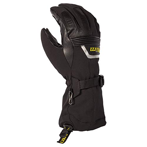 KLIM Fusion Men's Ski Snowmobile Gloves - Black/Large - Image 5