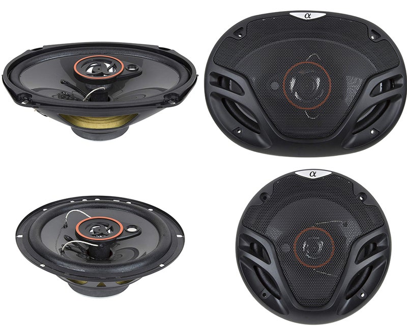 Alphasonik AS2629P Loudspeakers Pair of 6.5" 350W Max 3-Way Speakers Plus 6X9 500W Max 3-Way Car Audio Coaxial Speakers 4 Ohms Premium Quality Audio Door Speakers for Car or Truck Stereo Sound System - Image 2