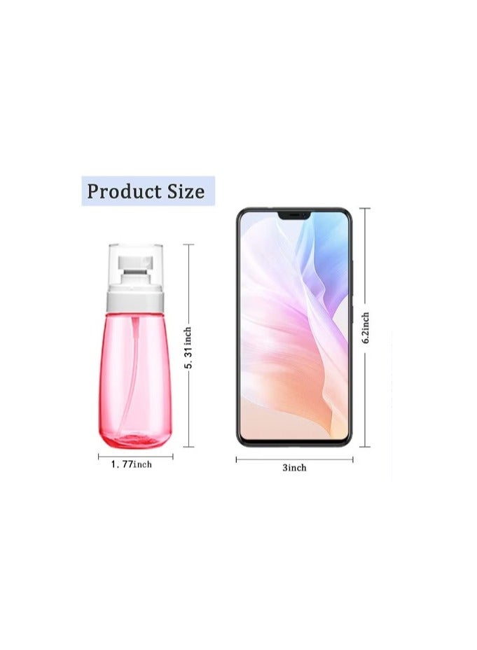 3 Color Fine Mist Spray Bottle 100ml Empty Cosmetic Refillable Travel Containers Plastic Hair Spray Bottle Sprayer - Image 4