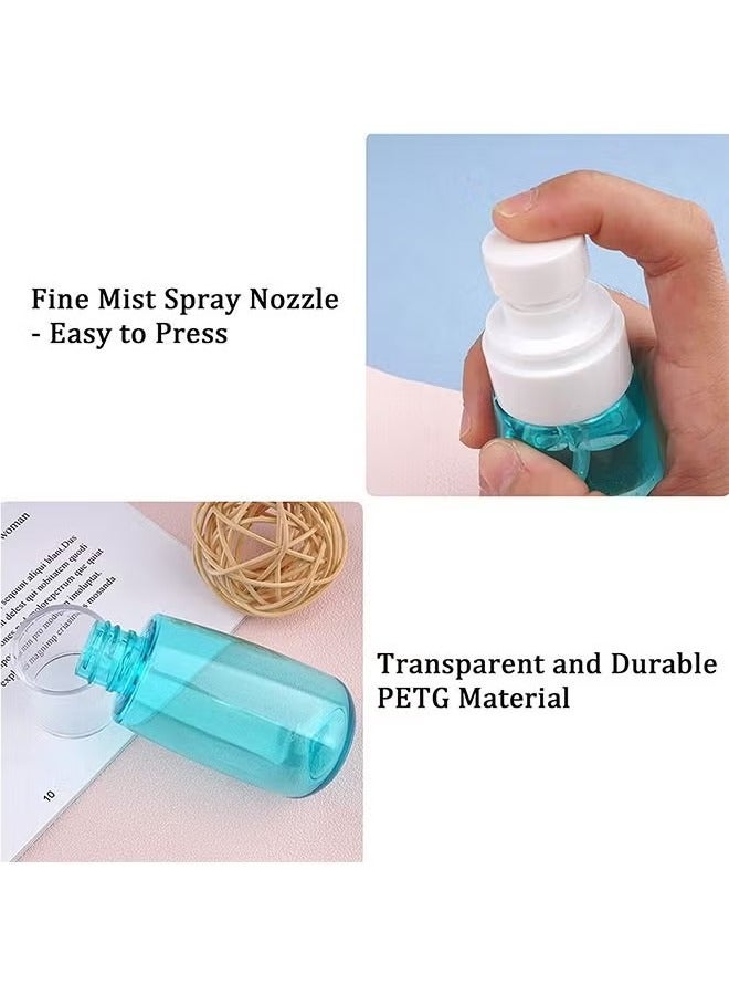 3 Color Fine Mist Spray Bottle 100ml Empty Cosmetic Refillable Travel Containers Plastic Hair Spray Bottle Sprayer - Image 5