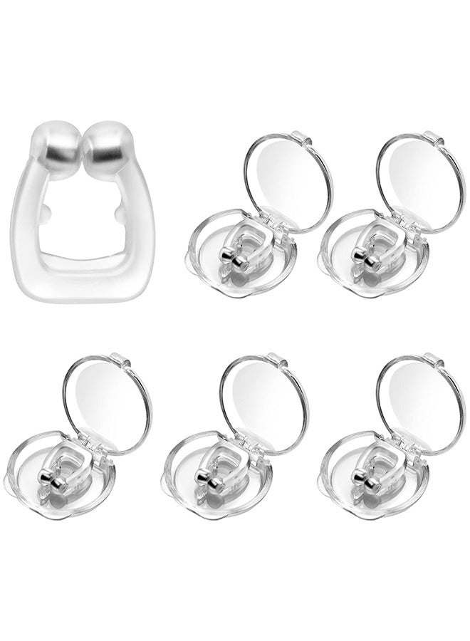 Generic Anti Snoring Devices, Silicone Magnetic Anti Snoring Nose Clip, Comfortable Nasal to Relieve Snore, Stop Snoring for Men and Women (6 PCS)  - Image 1