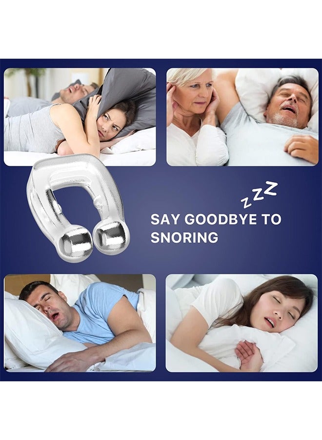 Generic Anti Snoring Devices, Silicone Magnetic Anti Snoring Nose Clip, Comfortable Nasal to Relieve Snore, Stop Snoring for Men and Women (6 PCS)  - Image 5