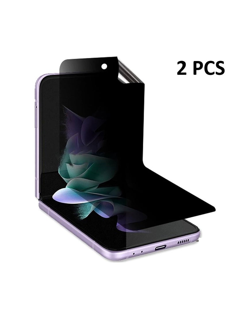 Two Pack Matte Hydrogel Privacy Screen Protector Film Compatible with Galaxy Z Flip 7