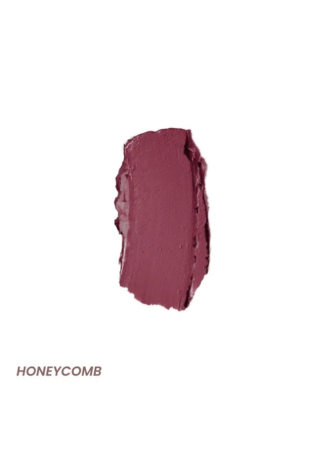 LAMIOR Blurry Fudgy Matte Lip Tint - Long Lasting, Transfer Proof & Hydrating Lip Tint, Enriched with Jojoba Oil, Almond, Mango,Cocoa & Coffee Extracts with Cushion Applicator, (Honeycomb, 4 ML) - Image 3