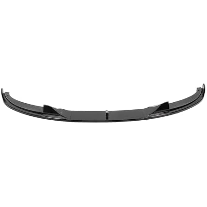 Yechiry 3Pcs Front Bumper Lip Spoiler, Compatible with 5 Series E60 E61 M Sport 2004-2010 Front Bumper Spoiler Splitter Lip Black, Splitter Air Dam Chin Protector (Glossy Black) - Image 3