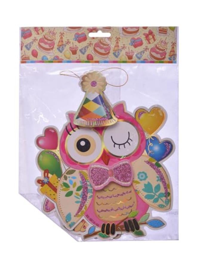 GTG TOYS Colorful Owl Sticker For Party Decoration  Multi Color - Image 2