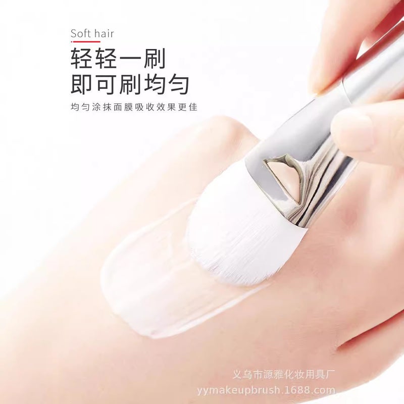 Factory homemade mask brush mask mud silicone mask stick makeup soft head fitting beauty beauty tools makeup brush - Image 3