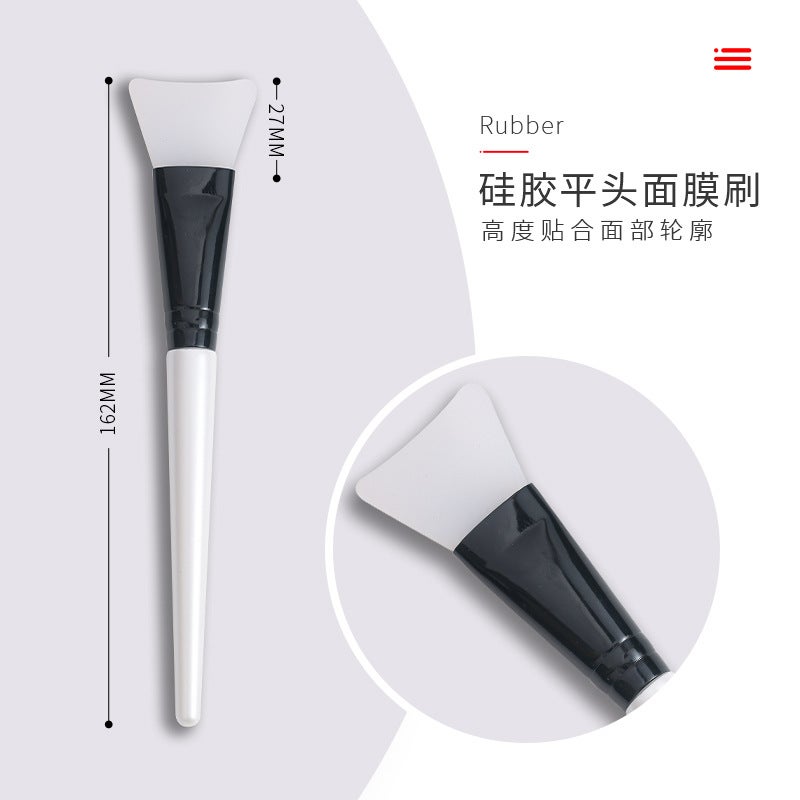 Factory homemade mask brush mask mud silicone mask stick makeup soft head fitting beauty beauty tools makeup brush - Image 1