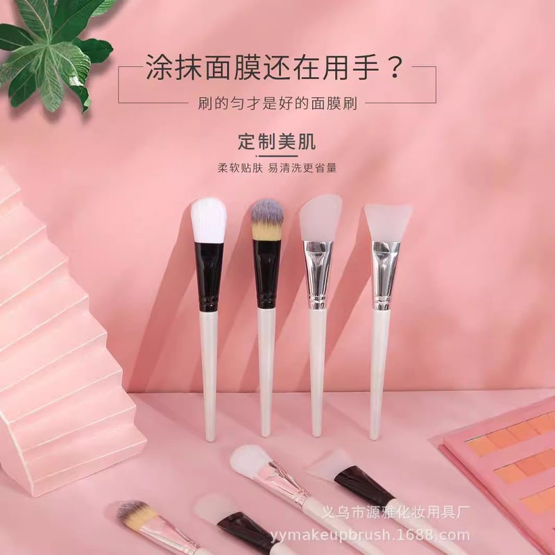 Factory homemade mask brush mask mud silicone mask stick makeup soft head fitting beauty beauty tools makeup brush - Image 2