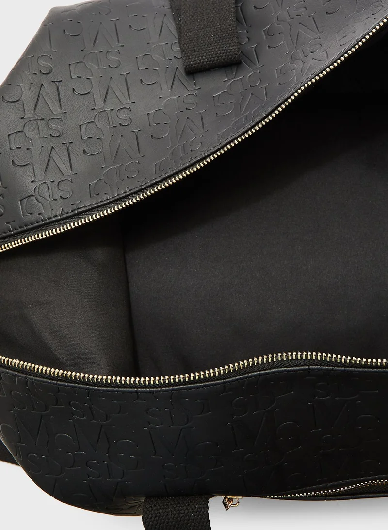Missguided Msgd Emboss Duffel Bag