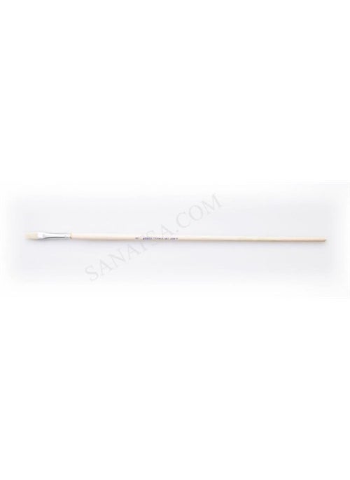 Pebeo 258F Series Hard Bristle Flat Brush No: 6  - Image 1