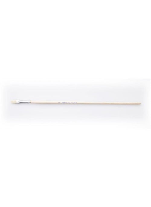 Pebeo 258F Series Hard Bristle Flat Brush No: 6  - Image 2