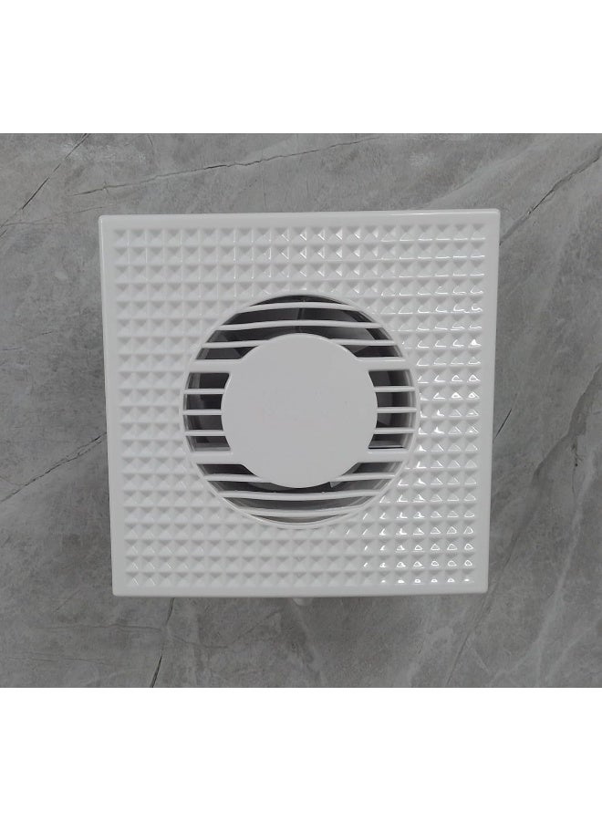 Royal Apex Ventilation Exhaust Fan 15W 4 Inch Square Wall Mounted Fan With Vent Grille For Home Office Kitchen And Bathroom - Image 1
