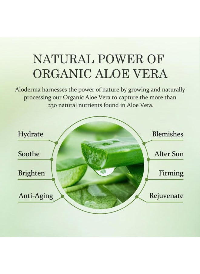 Aloderma Aloe Hand Cream with 66% Organic Aloe Vera for Men & Women, Non-Greasy Gentle Hand Cream for Dry, Cracked Hands, Moisturizing Aloe Working Hands Lotion with Shea Butter for Soft Hands, 2.1oz  - Image 4