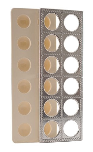 Norpro Ravioli Maker With Press 12 Inches Metallic