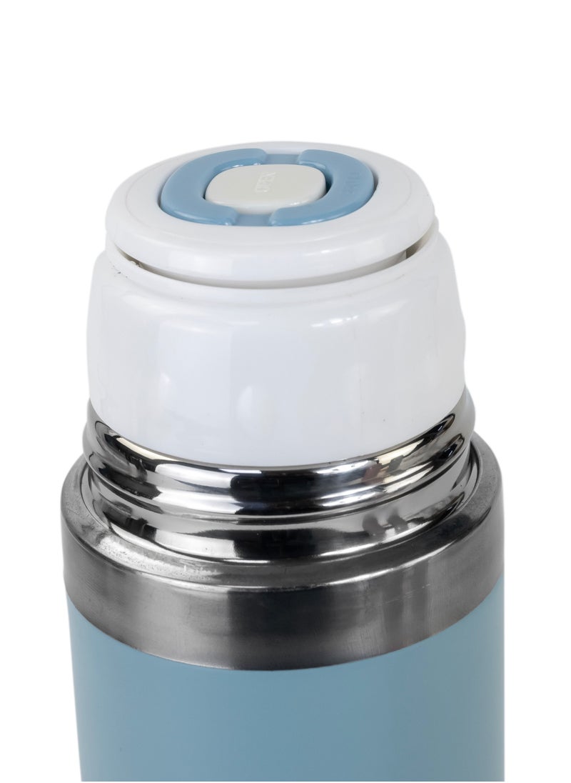Nessan Thermos Flask 500ml - Insulated Vacuum Flask Bluish Gray  - Image 3