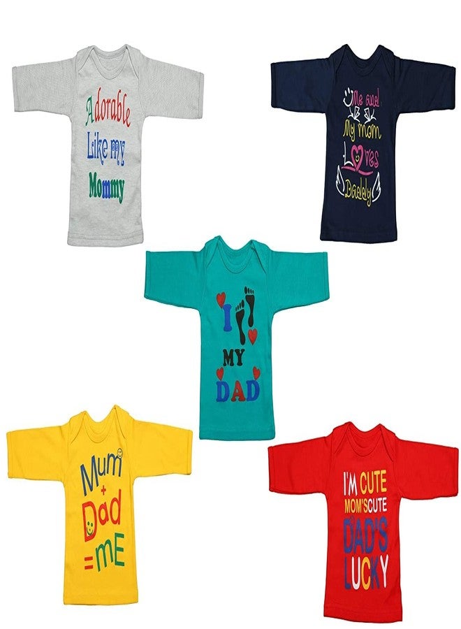 Infantbond Baby Boy's & Baby Girl's Full Sleeves T-Shirt (Pack of 5) (9-12 Months) - Image 3