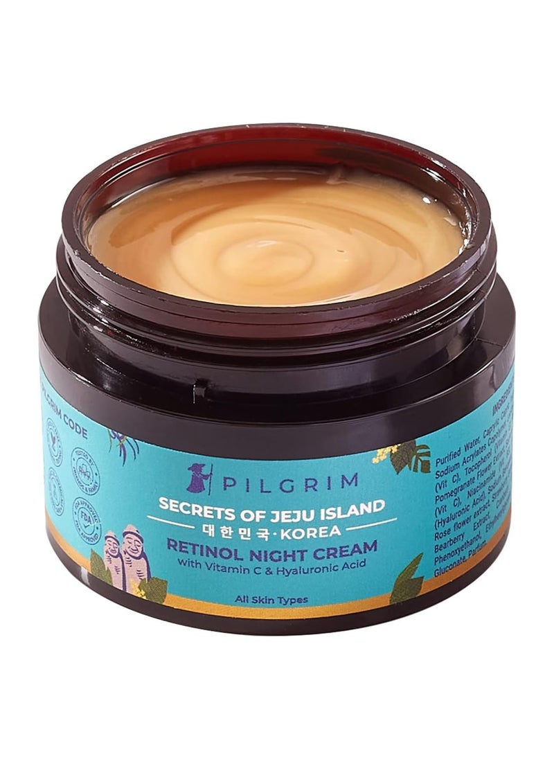 PILGRIM Korean Retinol Anti Aging Night Cream For Men & Women (50gm) - pzsku/Z08C9EA7D552BA2892857Z/45/_/1713864546/8aca1f8b-f4cd-45e7-b058-b2af6f7245ea