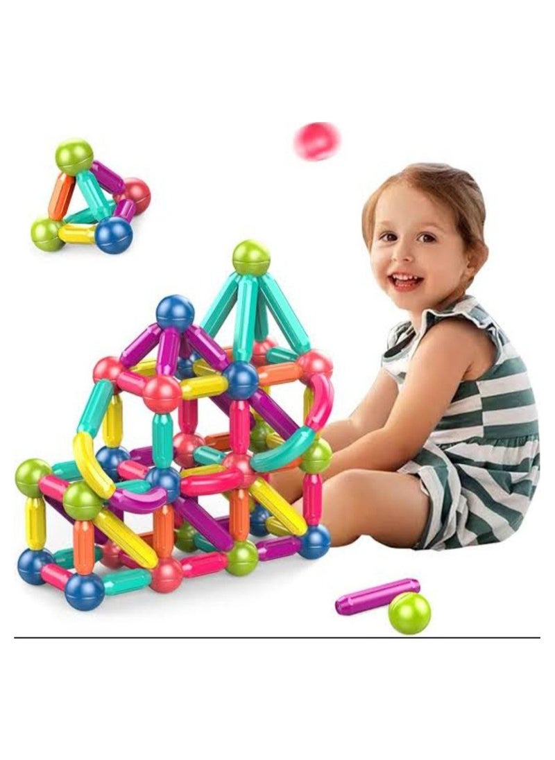 Generic Magnetic Sticks, Balls and Rods Set Building Blocks and Stacking Toys for Kids Boys Girls 42pcs  - Image 3