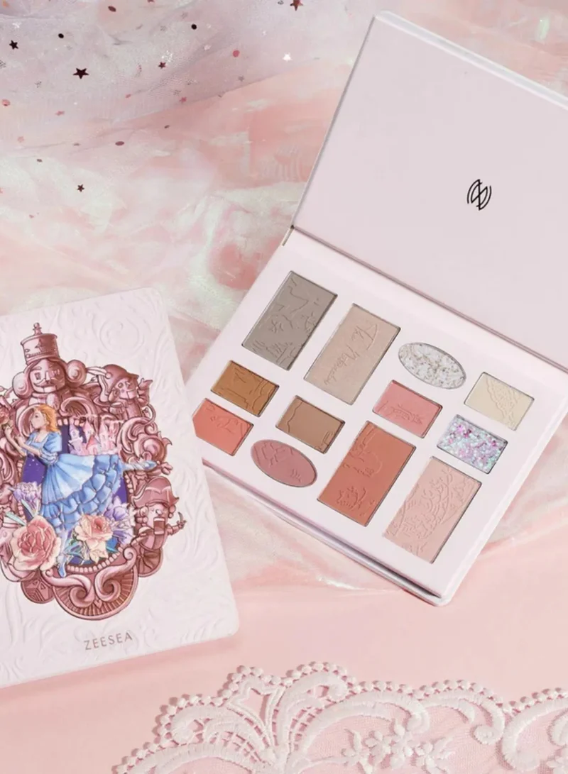 زيسي باليت مكياج ZEESEA Nutcracker - Candy Cruise 12 لون 02 Rose Lake