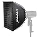 Neewer Neewer NEEWER 15.7"x15.7" Quick Setup Foldable Softbox Square with Diffusers/Honeycomb Grid/Bag, Bowens Mount - Image 2