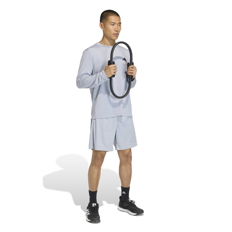 adidas Workout Essentials Base Pique Big Logo Shorts - Image 1