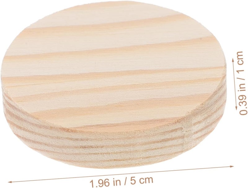 Gulf climate tested upgraded quality 10pcs DIY Wooden Slices for Hand Painting Round Natural Discs for Crafts Decorations and Holiday Projects Affordable purchase options - Image 5