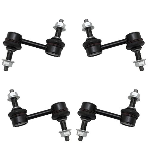 TRQ Front & Rear Sway Bar Stabilizer Link Set Compatible with 2004-2009 Cadillac XLR 1997-2022 Chevrolet Corvette - Image 1