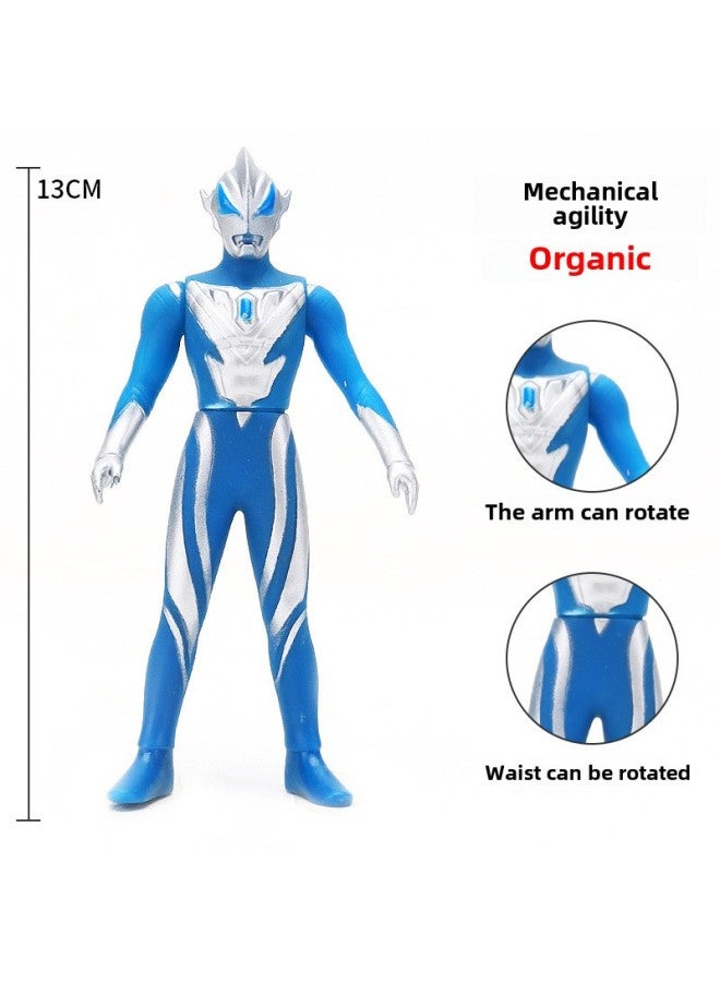 13CM Ultraman Soft Plastic Tiga Style Maltos Galaxy Zero Tiga Superman Children's Hot Toys Wholesale-Color:3. Meixide - Image 1
