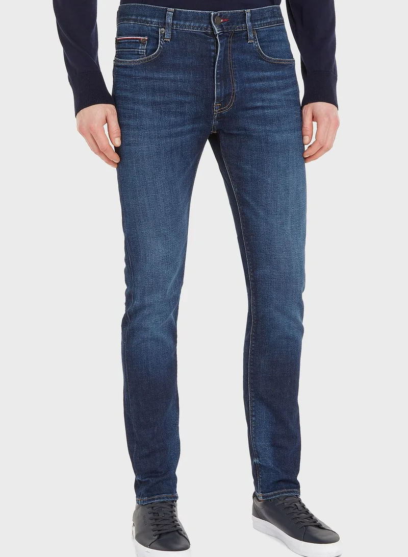 TOMMY HILFIGER Rinse Wash Slim Fit Jeans
