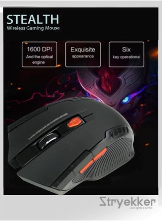 Stryekker Stealth Series – 2.4GHz Wireless Gaming Mouse with 2000 DPI Control - pzsku/Z08CA8359FD98024E10E2Z/45/1750157614/430b5c9a-31b2-4d0d-b574-10f26c839cbf
