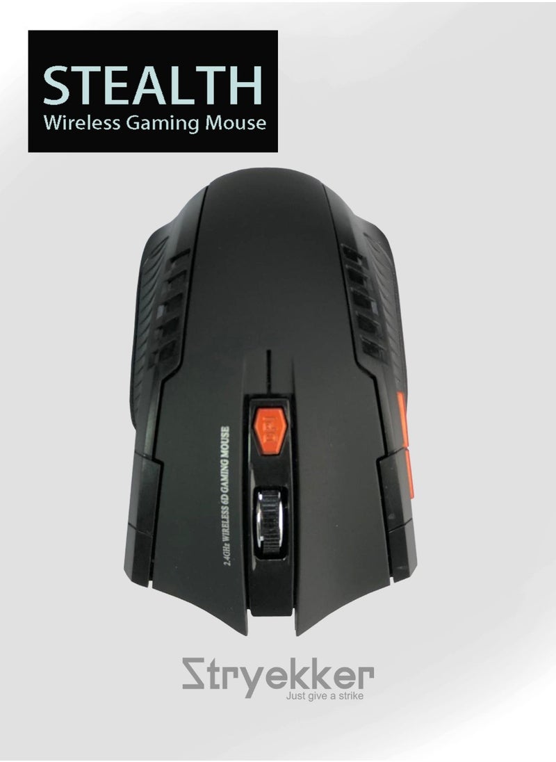 Stryekker Stealth Series – 2.4GHz Wireless Gaming Mouse with 2000 DPI Control