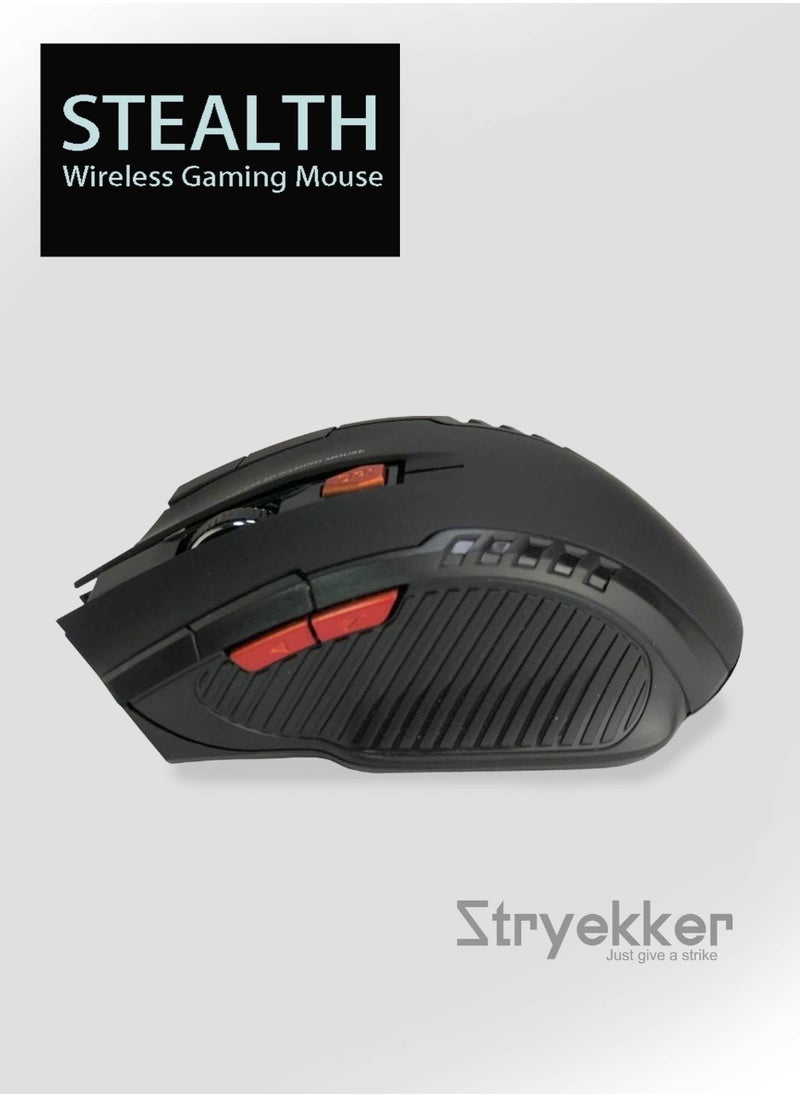 Stryekker Stealth Series – 2.4GHz Wireless Gaming Mouse with 2000 DPI Control