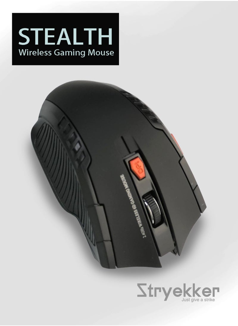 Stryekker Stealth Series – 2.4GHz Wireless Gaming Mouse with 2000 DPI Control