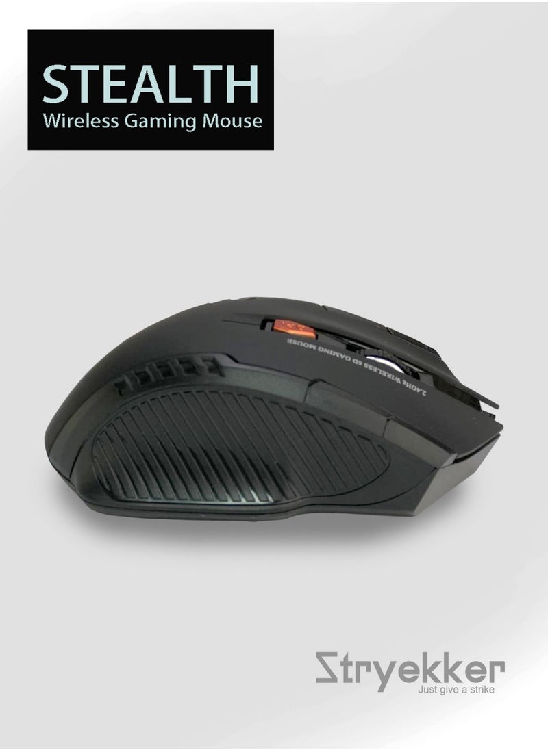 Stryekker Stealth Series – 2.4GHz Wireless Gaming Mouse with 2000 DPI Control