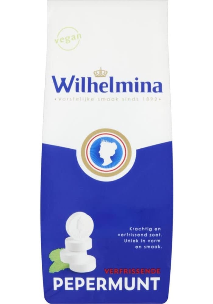 Wilhelmina Peppermint Mints - 7 Ounce Bag of Dutch Peppermints
