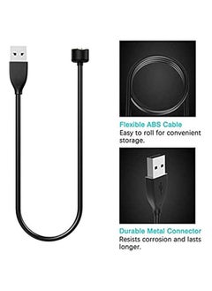 Charger Compatible with Xiaomi Mi Band 5, 50cm Portable Magnetic Replacement Charging Cable Cord Fit Xiaomi Mi Band 5 -Black
