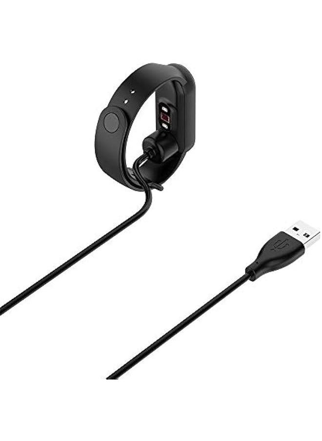 Generic - Charger Compatible with Xiaomi Mi Band 5, 50cm Portable Magnetic Replacement Charging Cable Cord Fit Xiaomi Mi Band 5 -Black - Image 1