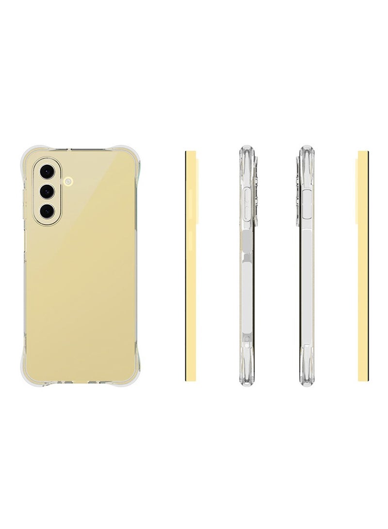 general 2 in 1 Samsung Galaxy S24 FE Phone Case Cover  Screen Protector - Shockproof Clear Slim TPU Protective Phone Cover  Full Coverage Delicate Touch Tempered Glass Screen Protector for Samsung Galaxy S2 - Image 2