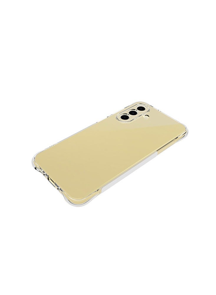 general 2 in 1 Samsung Galaxy S24 FE Phone Case Cover  Screen Protector - Shockproof Clear Slim TPU Protective Phone Cover  Full Coverage Delicate Touch Tempered Glass Screen Protector for Samsung Galaxy S2 - Image 3