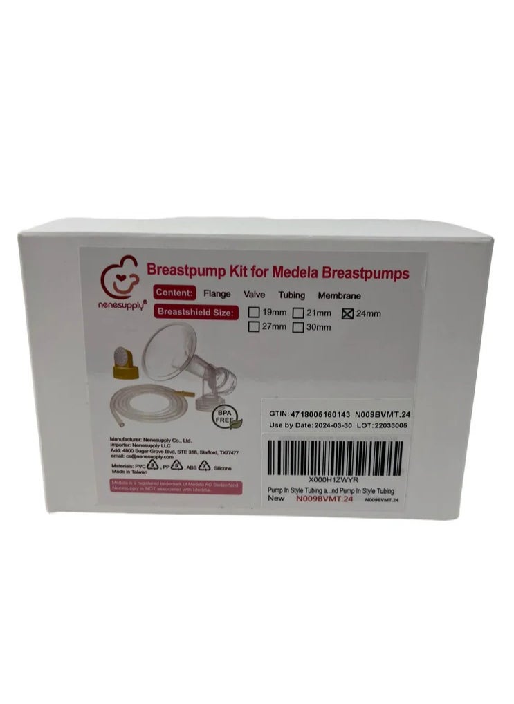 NENESUPPLY BPA Free Nenesupply Breastpump Kit for Medela Breastpumps, 24mm  - Image 2