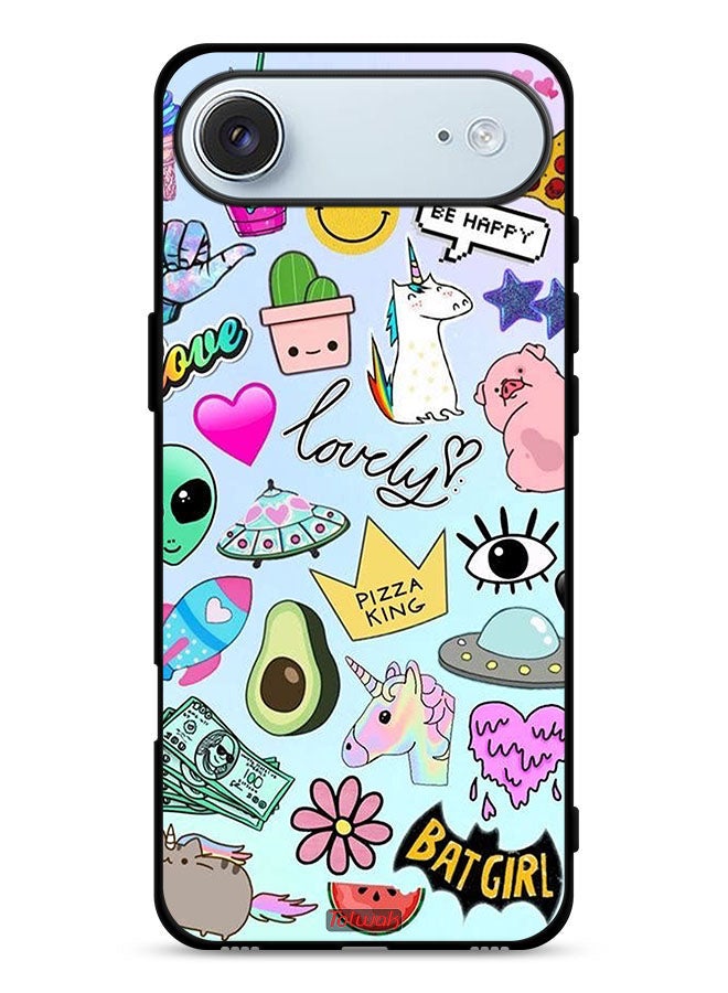 Tolwak Apple iPhone Air Protective Case Cover Lovely Stickers - Image 1